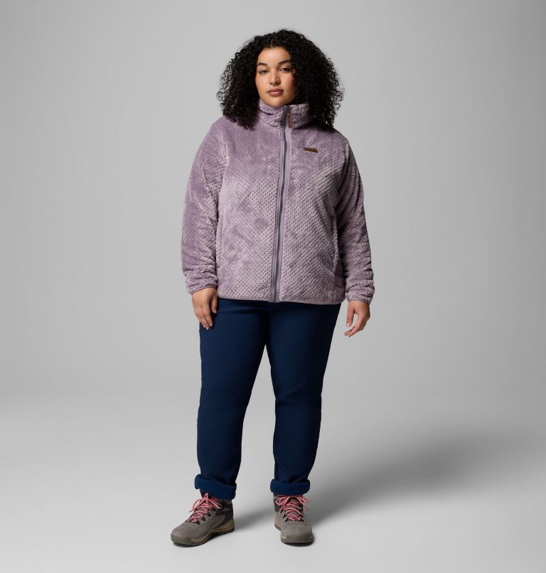 Women's Fire Side II Sherpa Full Zip Fleece - Plus Size, Color: Shale Purple, image 7