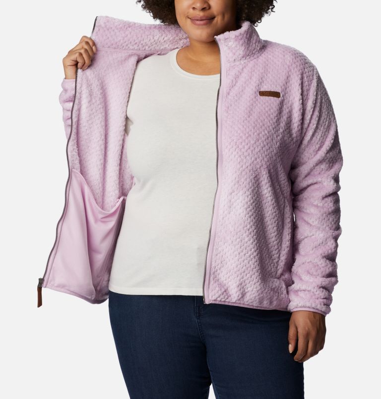 Women’s Fire Side II Plush Full Zip Fleece - Plus Size, Color: Aura, image 5