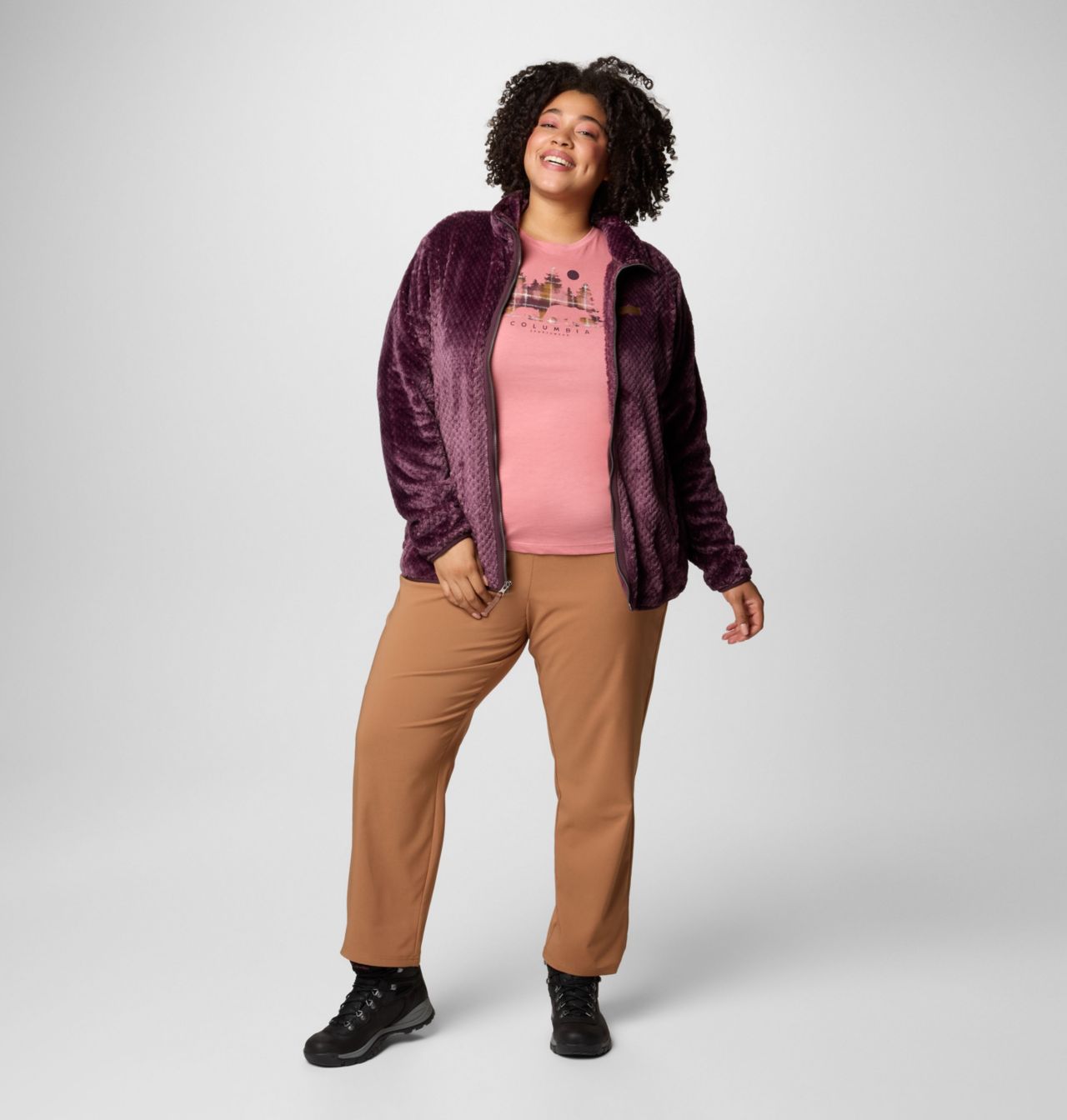 Women's Fire Side™ II Sherpa Full Zip Fleece - Plus Size 3