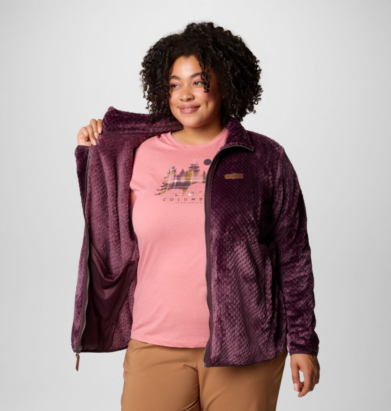 Women's Fire Side™ II Sherpa Full Zip Fleece - Plus Size 6