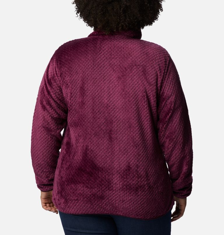 Women’s Fire Side II Plush Full Zip Fleece - Plus Size, Color: Marionberry, image 2