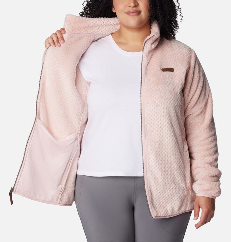 Columbia fire side sherpa full shop zip jacket women's plus sizes