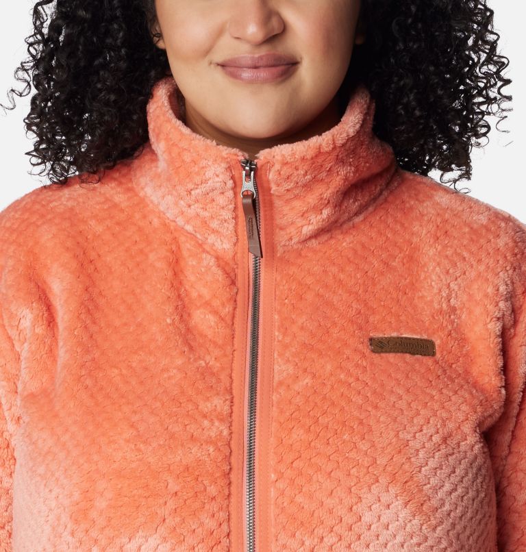 Women's Fire Side II Sherpa Full Zip Fleece - Plus Size, Color: Faded Peach, image 4
