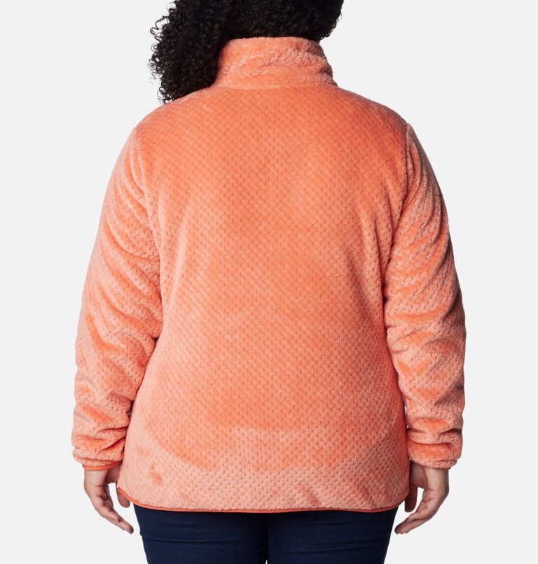 Thumbnail: Women's Fire Side II Sherpa Full Zip Fleece - Plus Size, Color: Faded Peach, image 2