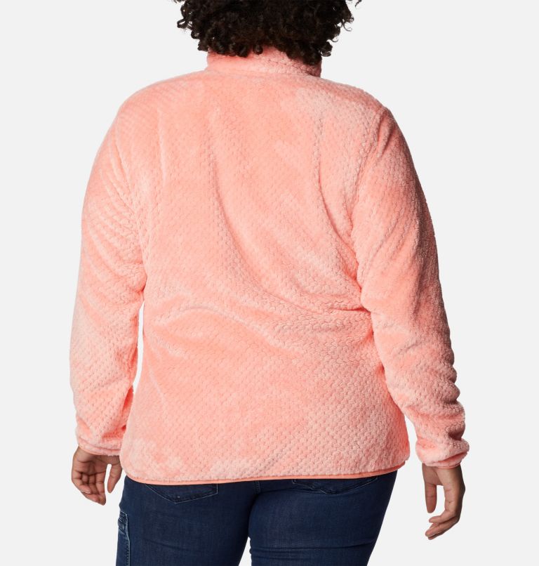 Women's Fire Side II Sherpa Full Zip Fleece - Plus Size, Color: Coral Reef, image 2
