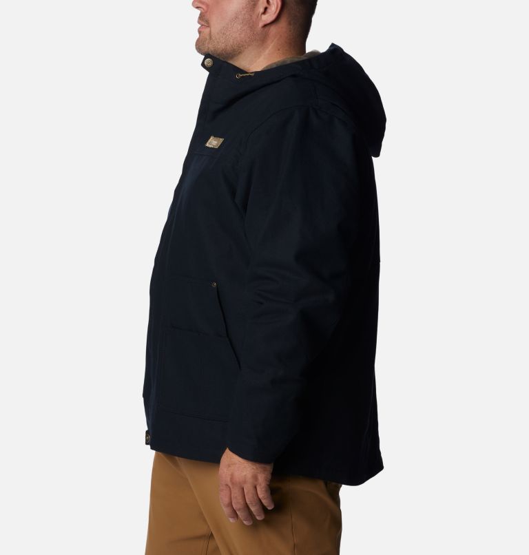 Thumbnail: Men's Roughtail Work Hooded Jacket - Big, Color: Black, image 3
