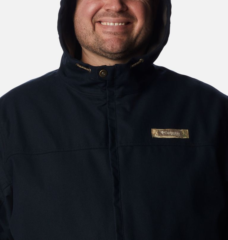 Thumbnail: Men's Roughtail Work Hooded Jacket - Big, Color: Black, image 4