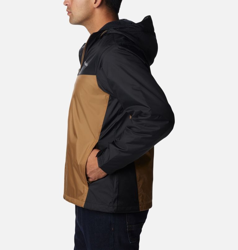 Thumbnail: Men's Glennaker Sherpa Lined Jacket, Color: Black, Delta, image 3