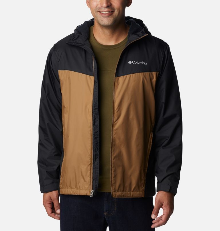 Thumbnail: Men's Glennaker Sherpa Lined Jacket, Color: Black, Delta, image 7