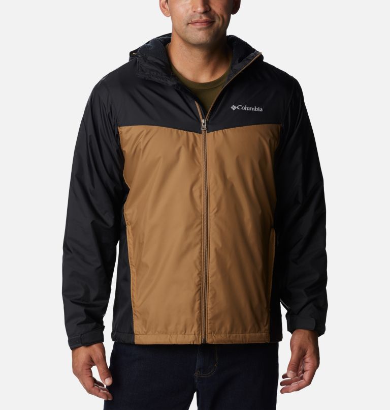 Men's Glennaker Sherpa Lined Jacket, Color: Black, Delta, image 1