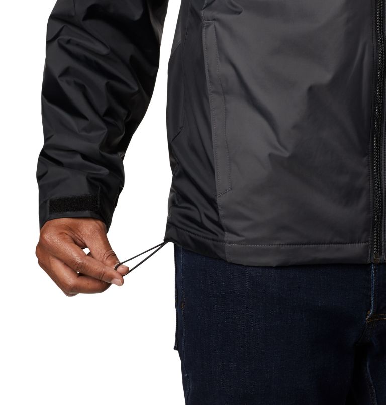 Thumbnail: Men's Glennaker Sherpa Lined Jacket, Color: Black, Shark, image 4