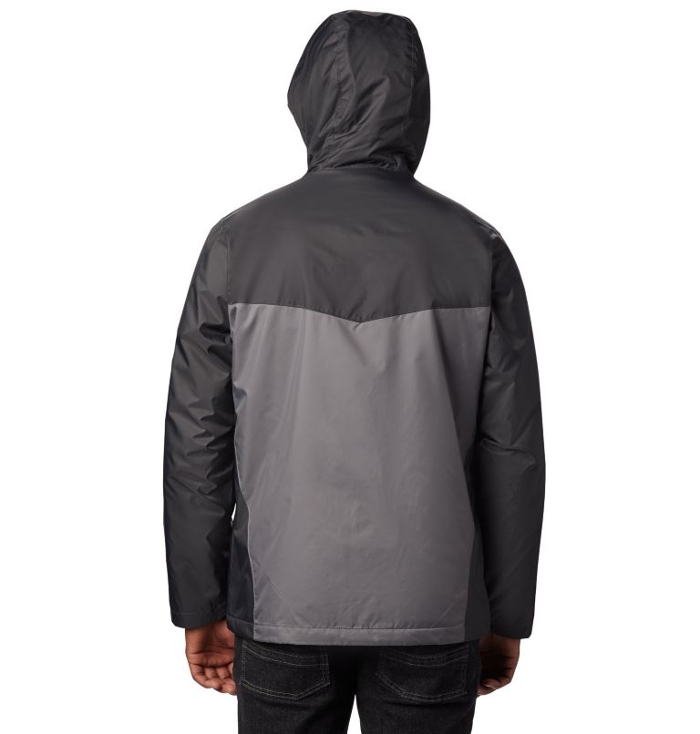 Thumbnail: Men's Glennaker Sherpa Lined Jacket, Color: Shark, City Grey, image 2