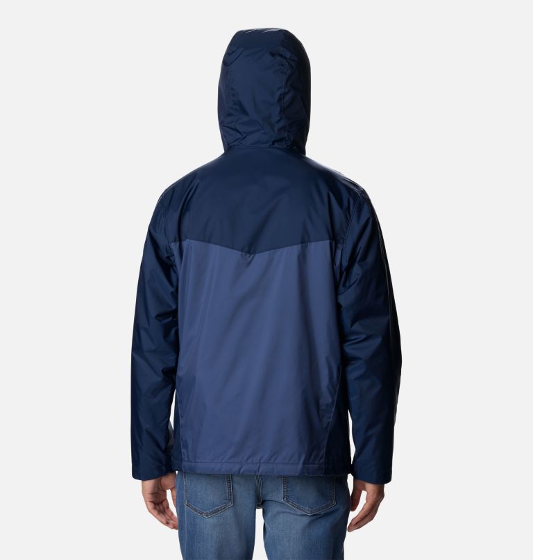 Thumbnail: Men's Glennaker Sherpa Lined Jacket, Color: Collegiate Navy, Dark Mountain, image 2