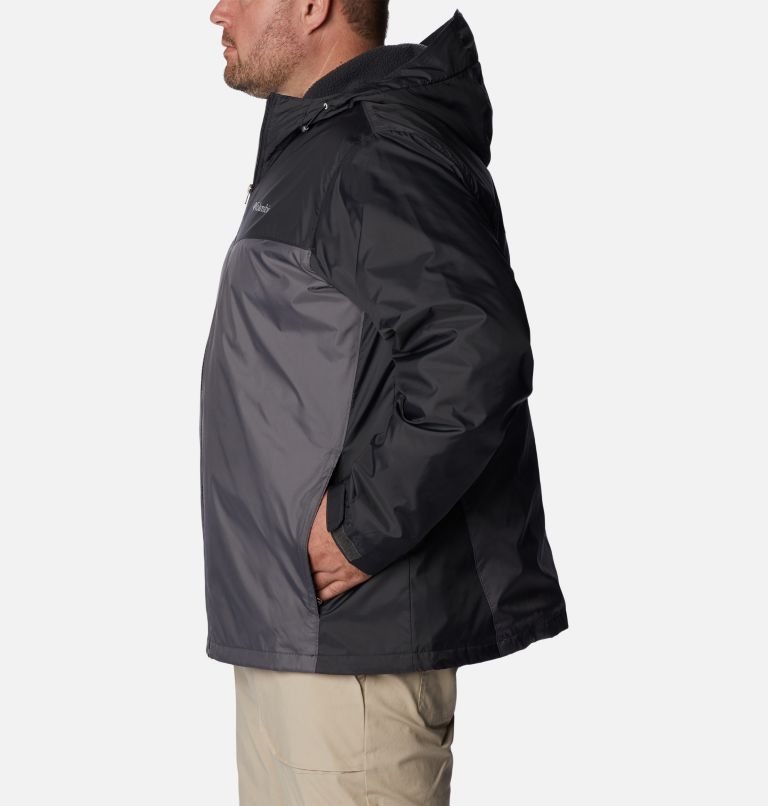 Men's Glennaker Sherpa Lined Jacket - Big, Color: Shark, City Grey, image 3