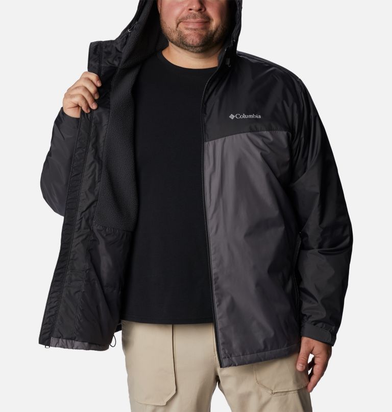 Men's Glennaker Sherpa Lined Jacket - Big, Color: Shark, City Grey, image 5