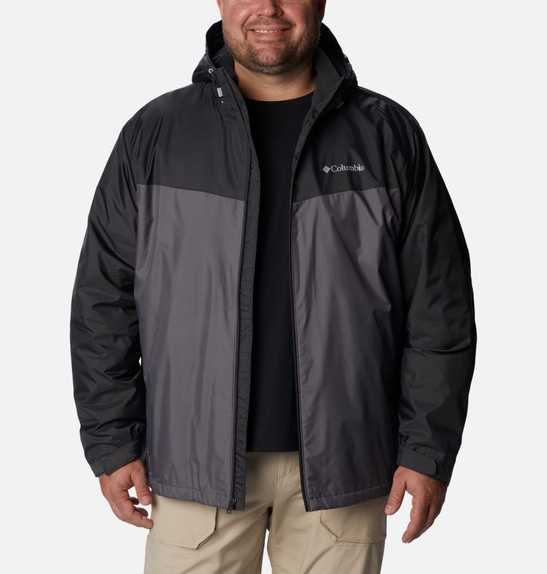 Men's Glennaker Sherpa Lined Jacket - Big, Color: Shark, City Grey, image 7