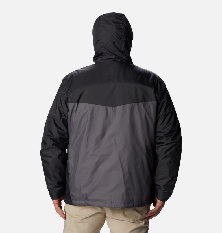 Thumbnail: Men's Glennaker Sherpa Lined Jacket - Big, Color: Shark, City Grey, image 2