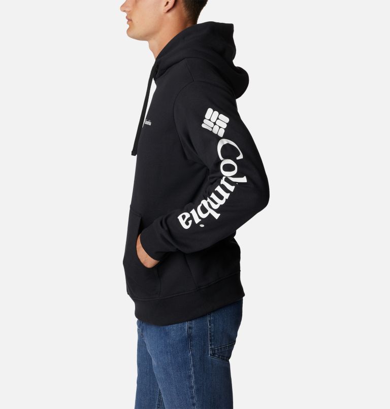 Thumbnail: Men's Viewmont II Sleeve Graphic Hoodie, Color: Black, White, image 3