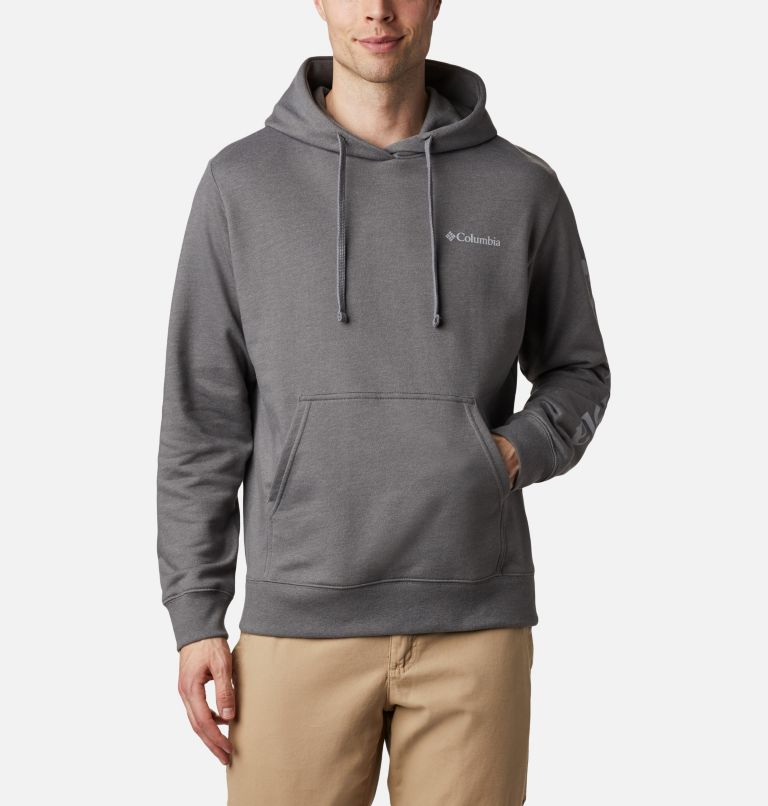 Thumbnail: Men's Viewmont II Sleeve Graphic Hoodie, Color: City Grey, Columbia Grey, image 1