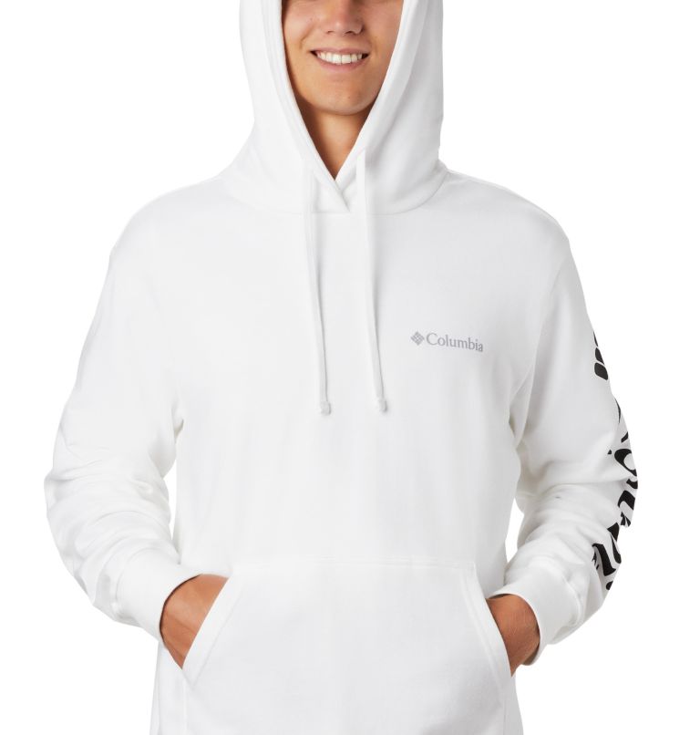 Thumbnail: Men's Viewmont II Sleeve Graphic Hoodie, Color: White, image 4