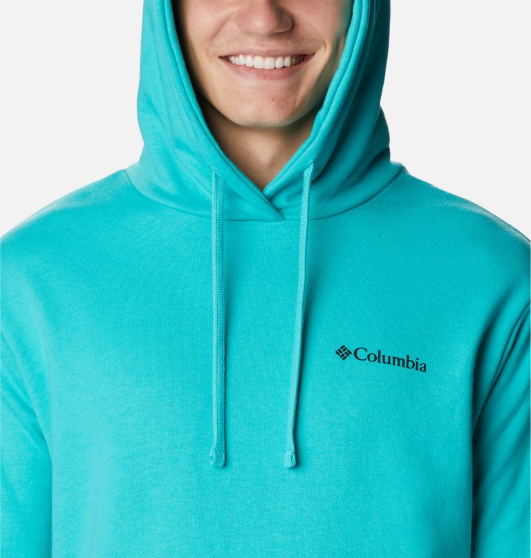 Men's Viewmont II Sleeve Graphic Hoodie, Color: Bright Aqua, image 4