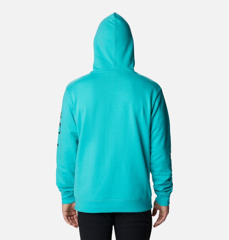 Men's Viewmont II Sleeve Graphic Hoodie, Color: Bright Aqua, image 2