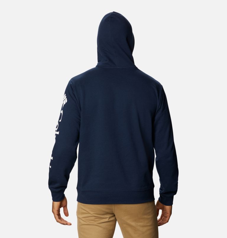 Men's Viewmont II Sleeve Graphic Hoodie, Color: Collegiate Navy, White, image 2