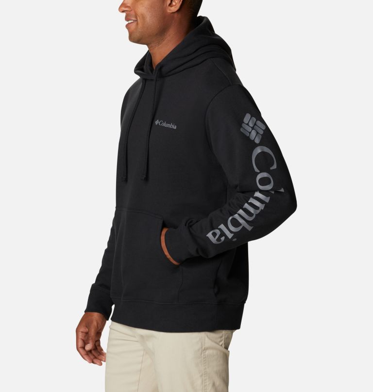 Thumbnail: Men’s Viewmont II Graphic Hoodie - Extended Size, Color: Black, City Grey, image 3