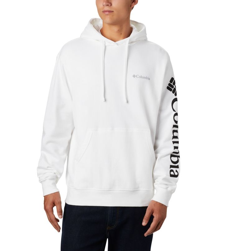 Thumbnail: Men's Viewmont II Sleeve Graphic Hoodie - Big, Color: White, image 1
