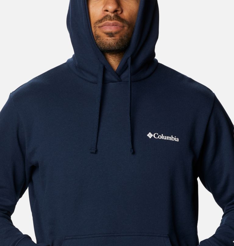 Thumbnail: Men’s Viewmont II Graphic Hoodie - Extended Size, Color: Collegiate Navy, image 4