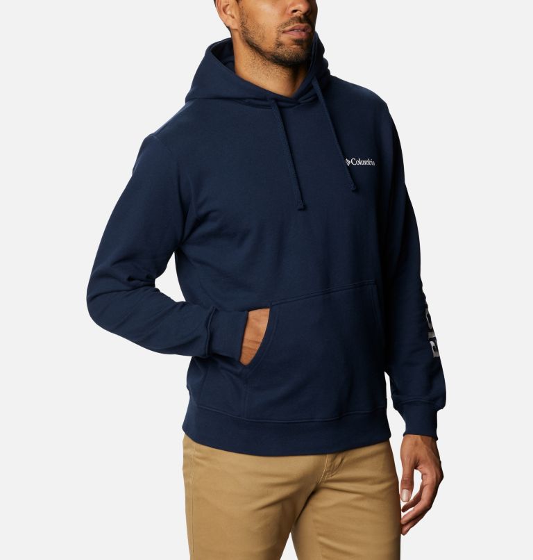 Men's Viewmont II Sleeve Graphic Hoodie - Big, Color: Collegiate Navy