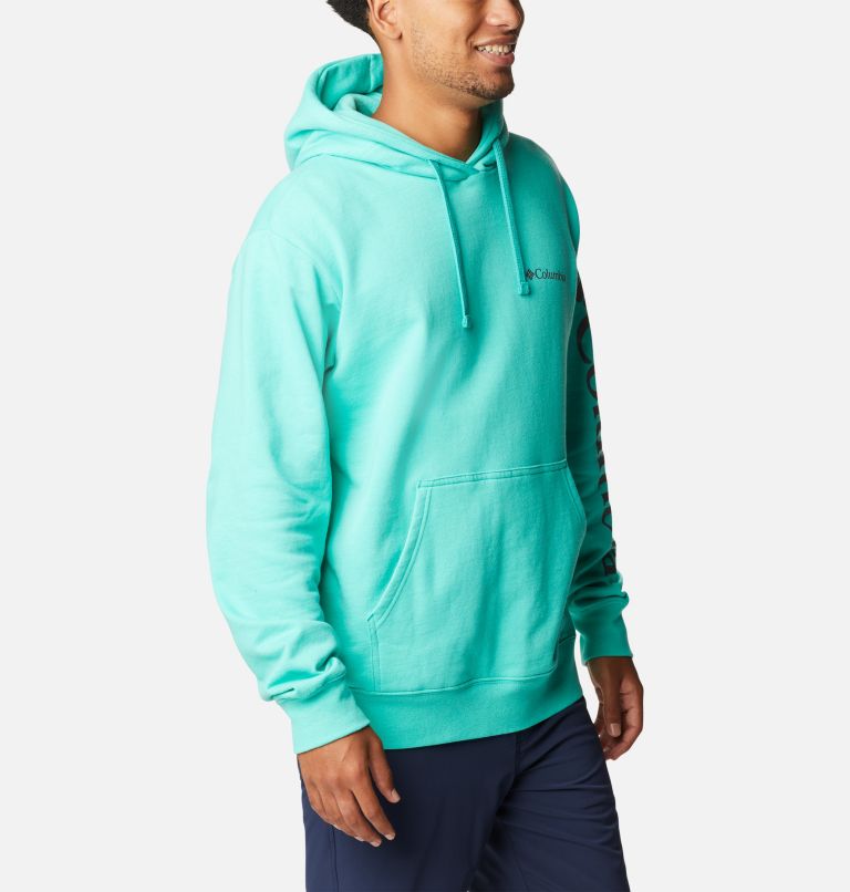 Thumbnail: Men's Viewmont II Sleeve Graphic Hoodie, Color: Electric Turquoise, image 5