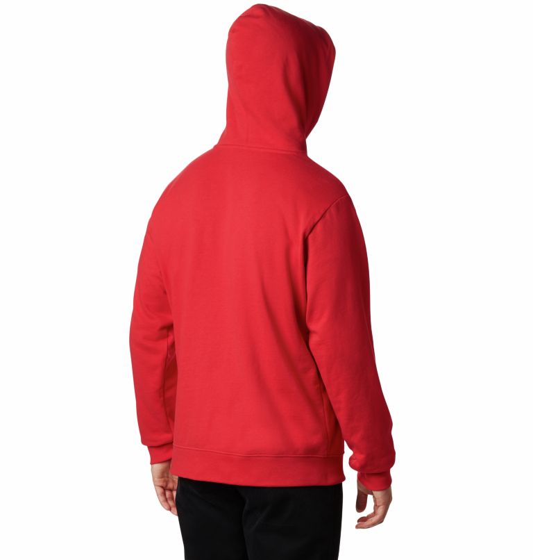 Men's Viewmont II Sleeve Graphic Hoodie, Color: Mountain Red, image 2