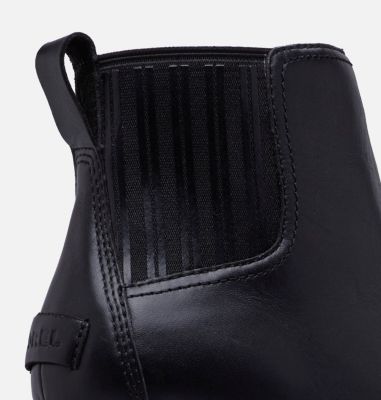 sorel margo chelsea boot black