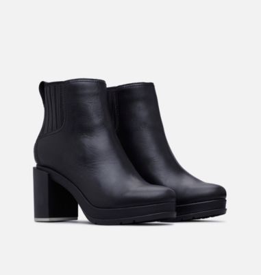 sorel margo chelsea boot black