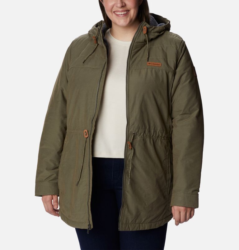 Women's Chatfield Hill Jacket - Plus Size, Color: Stone Green, image 6