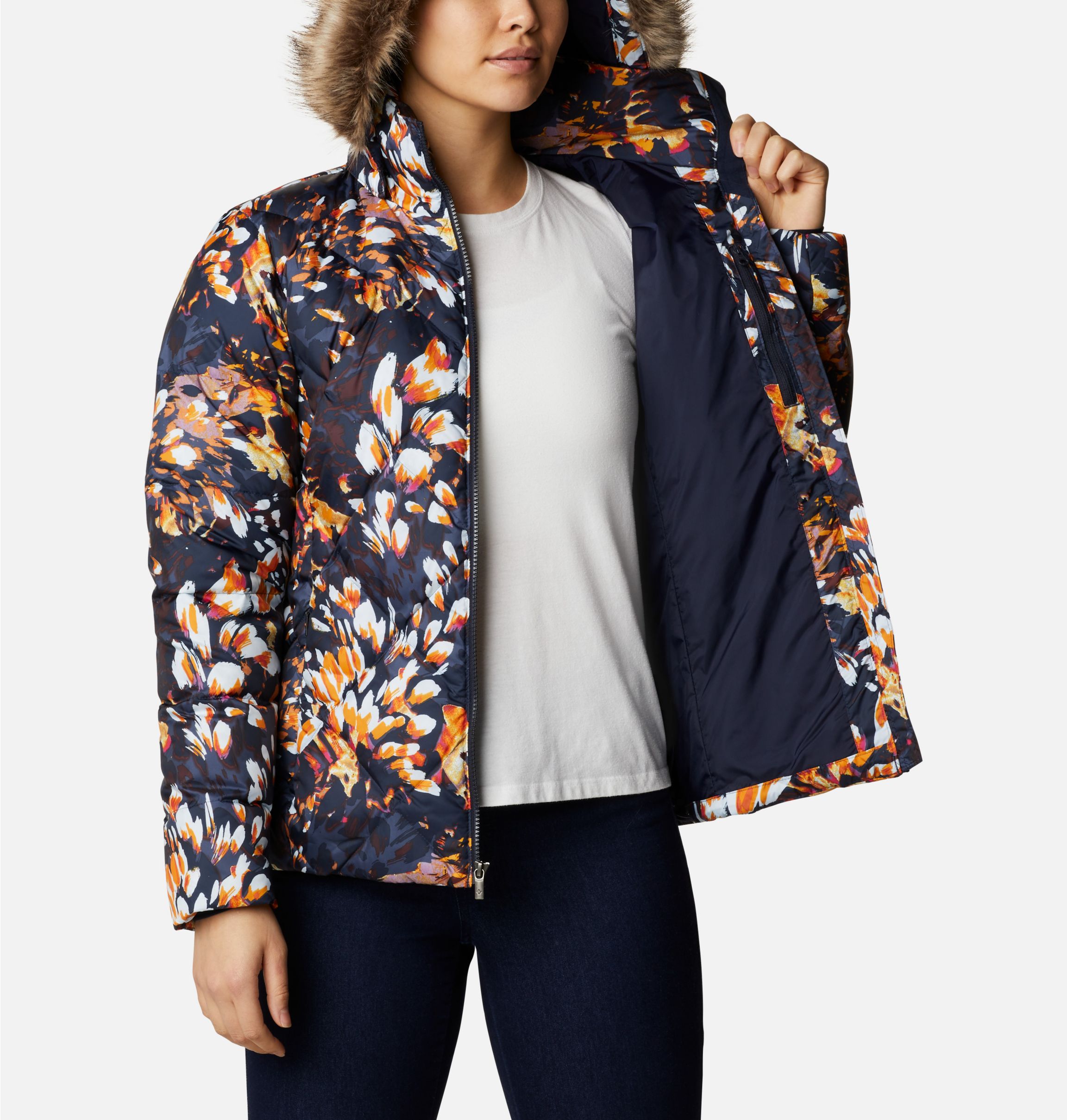 Columbia icy heights quilted hooded water resistant heavyweight puffer jacket store