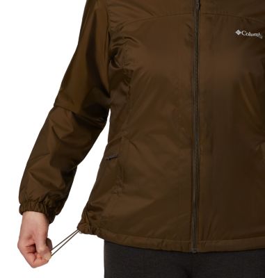 columbia rain to fame sherpa lined jacket