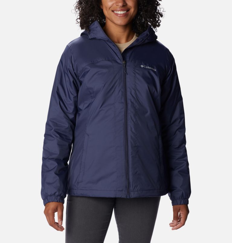 Thumbnail: Women's Switchback Sherpa Lined Rain Jacket, Color: Nocturnal, image 1
