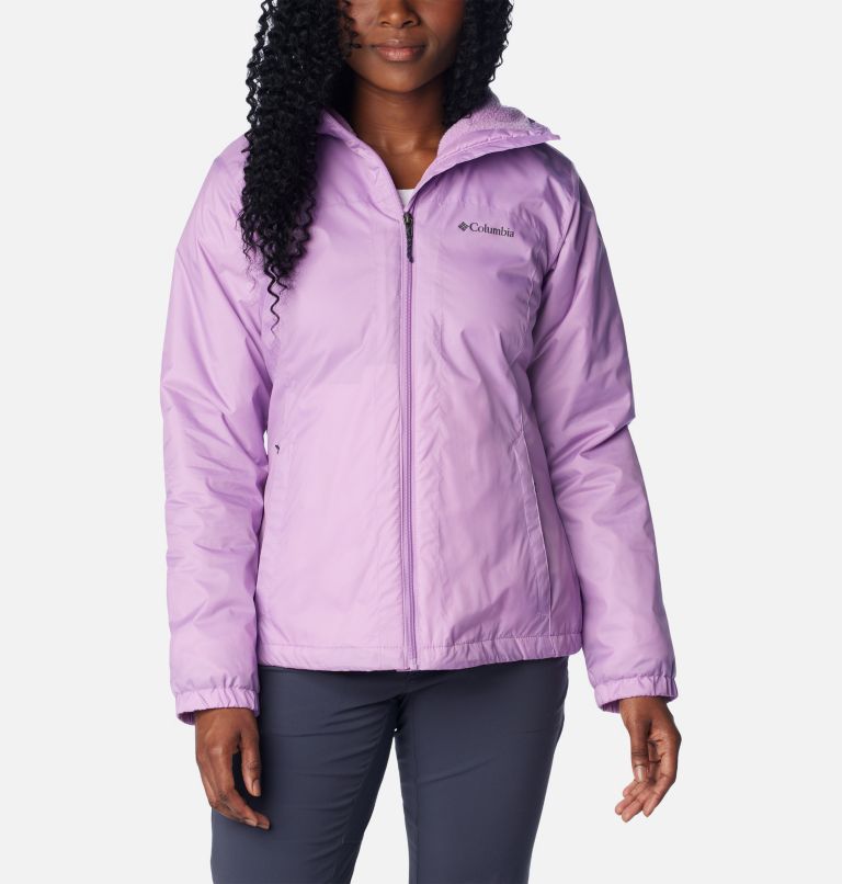 Columbia Women's Switchback Sherpa Lined Jacket, Aqua Haze, Small