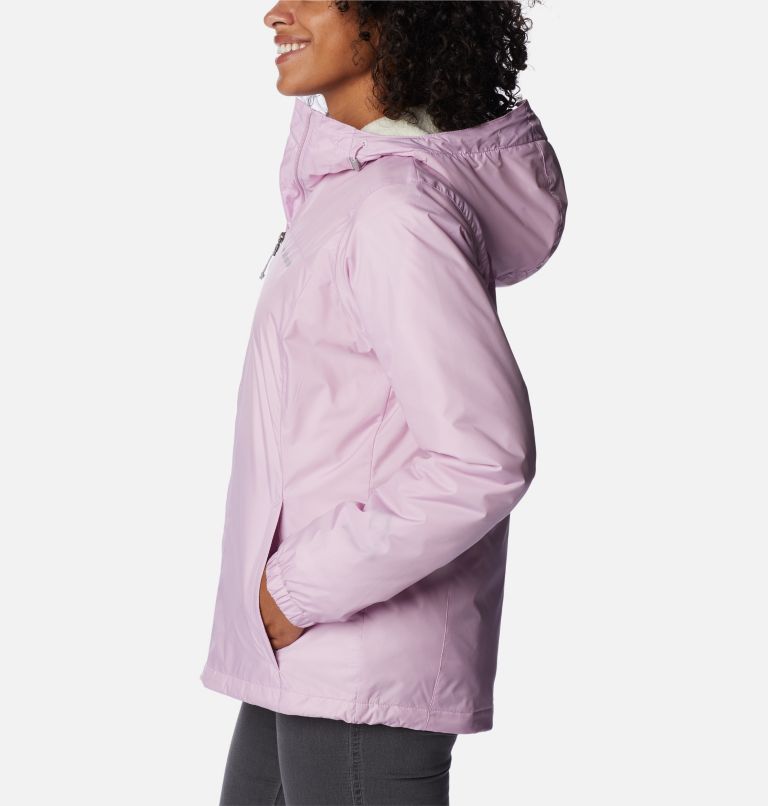 Thumbnail: Women's Switchback Sherpa Lined Rain Jacket, Color: Aura, image 3