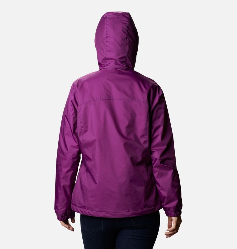 Women's Switchback Sherpa Lined Jacket, Color: Plum, image 2