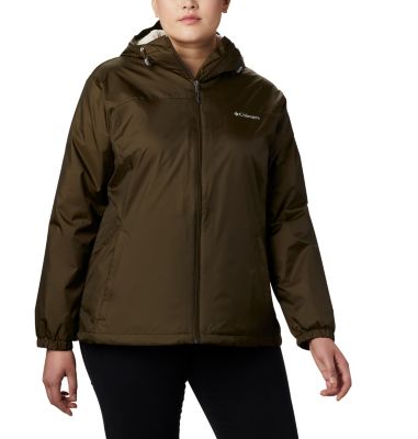 columbia rain to fame sherpa lined jacket