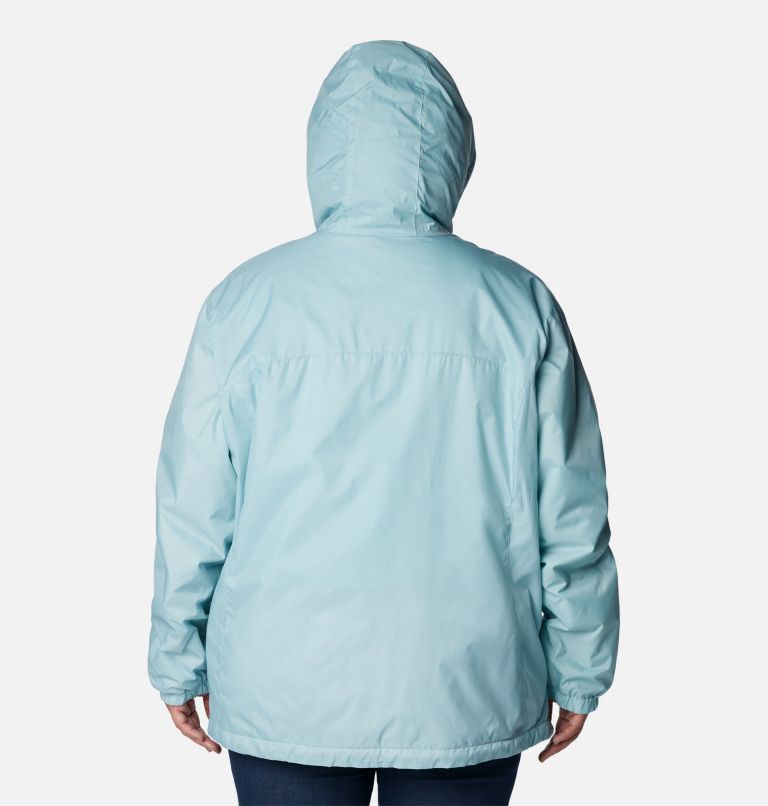 Women's Switchback Sherpa Lined Jacket - Plus Size, Color: Aqua Haze, image 2