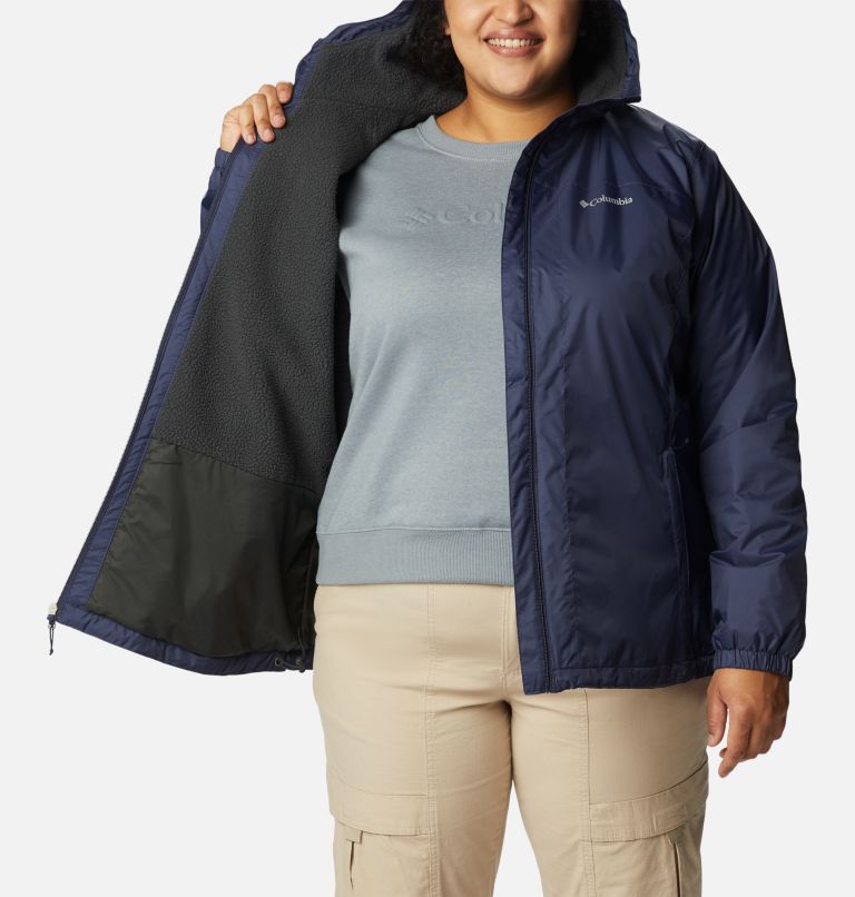 Women's Switchback Sherpa Lined Jacket - Plus Size, Color: Nocturnal, image 5