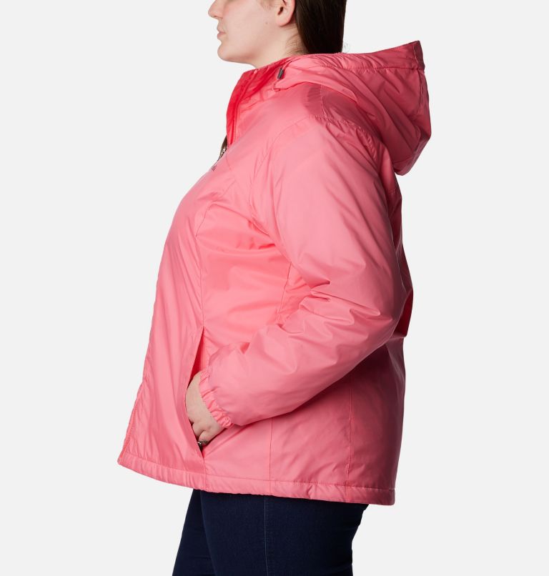 Women's Switchback Sherpa Lined Jacket - Plus Size, Color: Camellia Rose, image 3