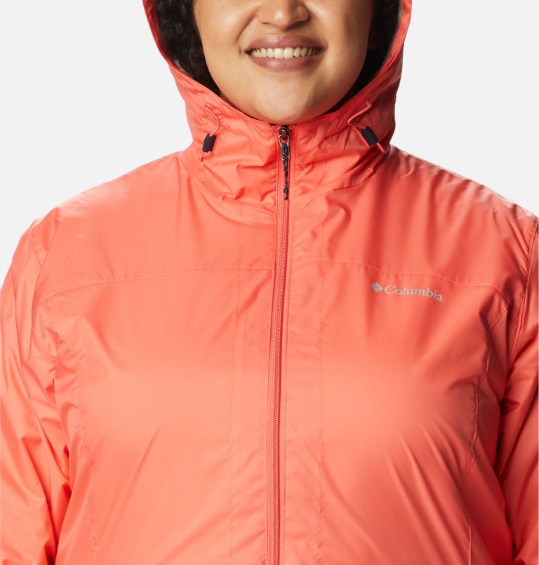 Women's Switchback Sherpa Lined Jacket - Plus Size, Color: Blush Pink, image 4