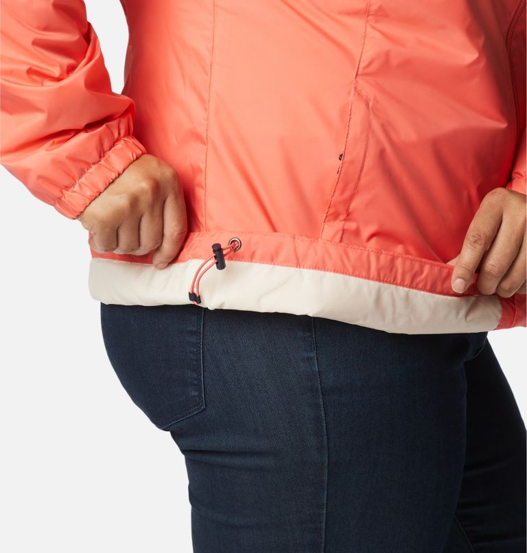 Thumbnail: Women's Switchback Sherpa Lined Jacket - Plus Size, Color: Blush Pink, image 6