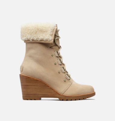 women's phoenix lace shearling boot
