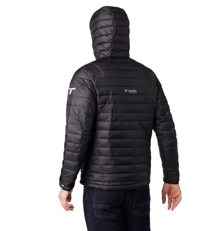 Men’s Snow Country Hooded Jacket, Color: Black, image 2